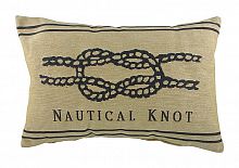 подушка с морским узлом nautical knot natural в Новосибирске