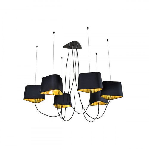подвесная люстра loft it street loft1163-6bl в Новосибирске