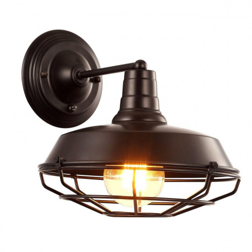 бра arte lamp ferrico a9183ap-1bk в Новосибирске