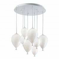 подвесная люстра ideal lux clown sp8 bianco в Новосибирске