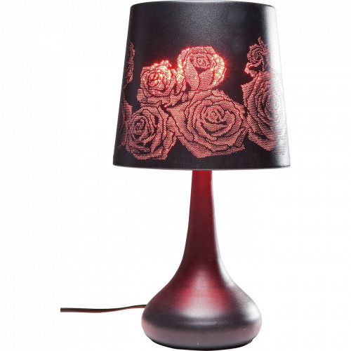 лампа настольная rose мультиколор с рисунком розы в Новосибирске