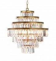 люстра alaine 50 латунь, прозрачное стекло в Новосибирске