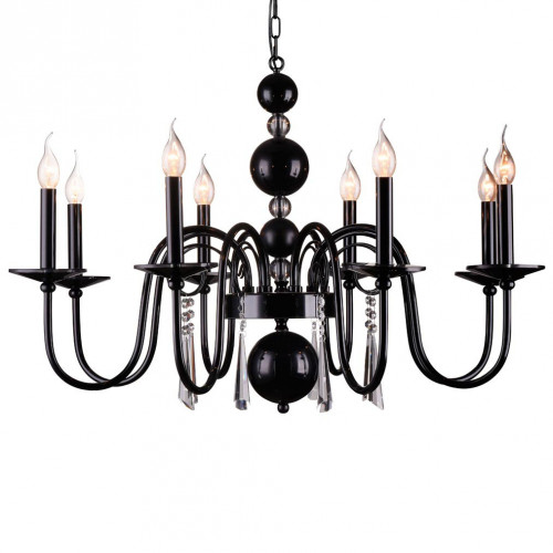 подвесная люстра newport 32208/c black в Новосибирске