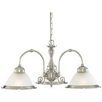 подвесная люстра arte lamp american diner a9366lm-3ss белая в Новосибирске