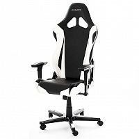 кресло геймерское dxracer racing черно-белое в Новосибирске