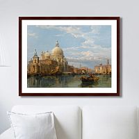 картина: santa maria della salute, venice, 1855г. в Новосибирске