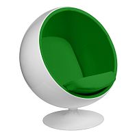 кресло eero aarnio style ball chair зеленое в Новосибирске