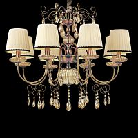 подвесная люстра newport 10508/c бронза в Новосибирске