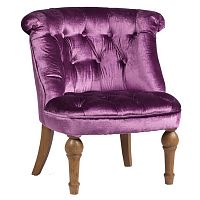 кресло sophie tufted slipper chair сиреневое в Новосибирске