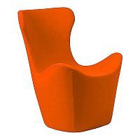 кресло papilio lounge chair оранжевое в Новосибирске