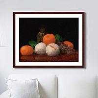 картина: still life with wrapped tangerines, 1889г. в Новосибирске