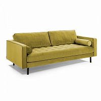 диван bogart sofa 2 двухместный темно-желтый от la forma (ex julia grup) в Новосибирске