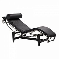 шезлонг chaise longue lc4 черный в Новосибирске