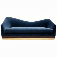 диван hughes sofa прямой синий в Новосибирске