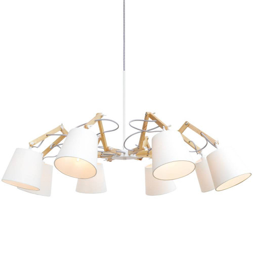 подвесная люстра arte lamp pinoccio a5700lm-8wh в Новосибирске