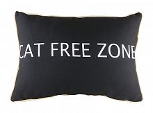 подушка с надписью cat free zone в Новосибирске