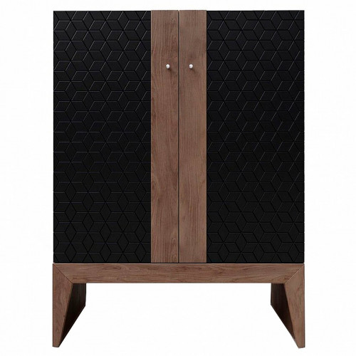 буфет черный ромб 90х40х120 srip в Новосибирске