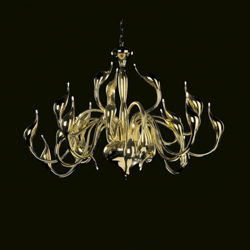 люстра mx8098-12a gold от illuminati золото в Новосибирске