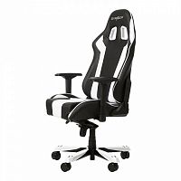 кресло геймерское dxracer king ks06 черно-белое в Новосибирске