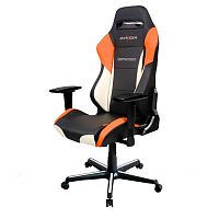 кресло геймерское dxracer drifting черно-бело-оранжевое в Новосибирске