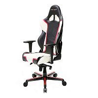 кресло геймерское dxracer racing черно-бело-красное в Новосибирске