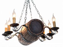 люстра бочонок коричневая в Новосибирске