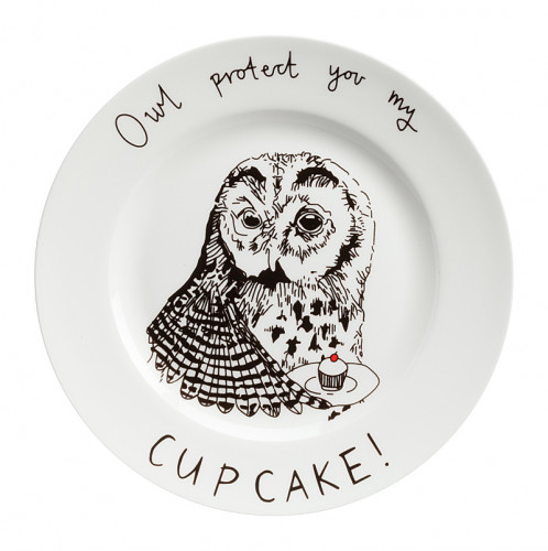 тарелка owl protect you my cup cake в Новосибирске