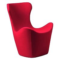 кресло papilio lounge chair красное в Новосибирске