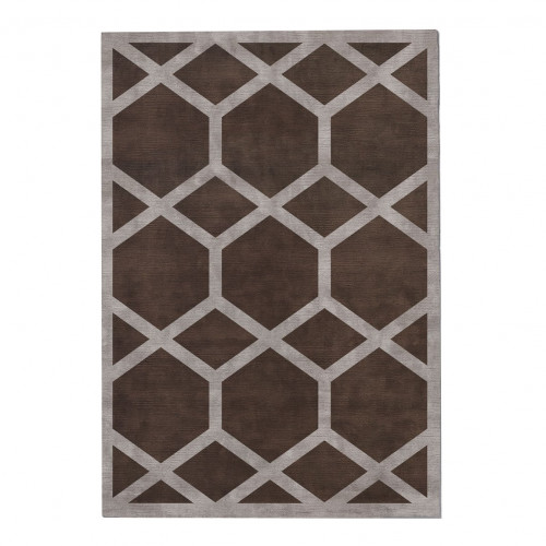 ковер ashton cocoa 200x290 коричневый в Новосибирске