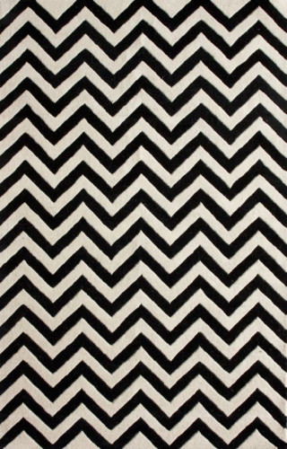 ковер zig zag чёрный 300х400 в Новосибирске