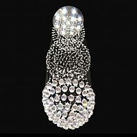 каскадная люстра newport 8113/300 хром в Новосибирске