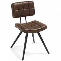 стул lola seat pu brown ноги эпоксидный черный c592u09 от la forma (ex julia grup) в Новосибирске