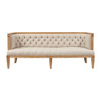 диван entryway sofa прямой бежевый в Новосибирске