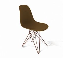 стул dsr коричневый s50 (eames style) в Новосибирске