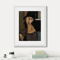 картина: jeanne hebuterne (au chapeau), 1917г. в Новосибирске