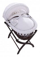 колыбель-переноска premium moses basket темная, белое белье в Новосибирске