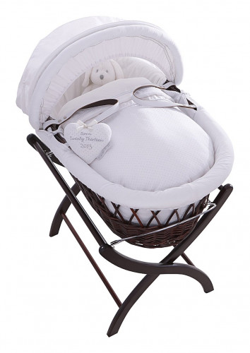 колыбель-переноска premium moses basket темная, белое белье в Новосибирске