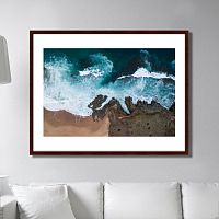 картина: beach ocean waves, coast rocks в Новосибирске