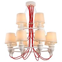 подвесная люстра arte lamp sergio a3325lm-8-4wh в Новосибирске