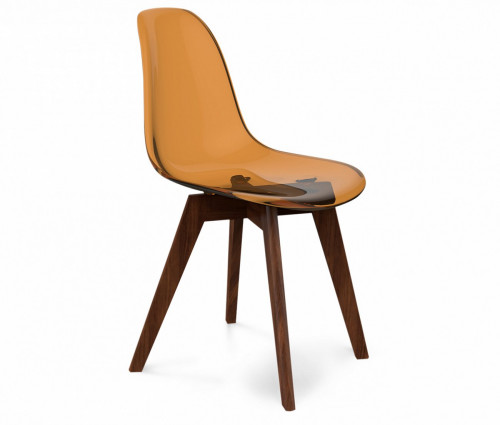 стул dsw кофейный s39 (eames style) в Новосибирске