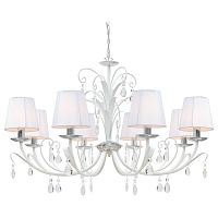 подвесная люстра arte lamp romana snow a1743lm-8wh в Новосибирске