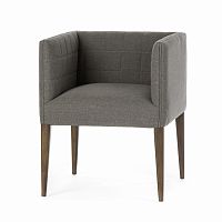 кресло penelope dining chair серое в Новосибирске