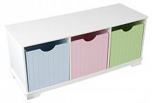 скамья kidkraft storage bench pastel (14565) в Новосибирске