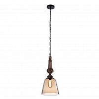 подвесной светильник crystal lux deco sp1 a amber в Новосибирске