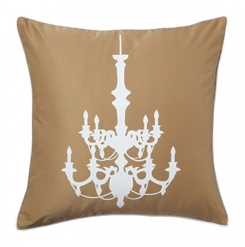 подушка с рисунком канделябра chandelier mustard в Новосибирске
