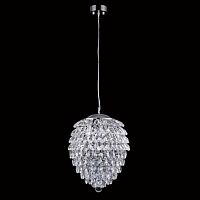 подвесной светильник crystal lux charme sp3+3 led chrome/transparent в Новосибирске