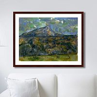 картина: mont sainte-victoire, 1906г. в Новосибирске