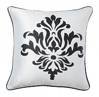 подушка с геральдическими лилиями fleur de lys ii white в Новосибирске