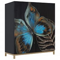 комод butterfly черный в Новосибирске