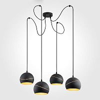 подвесная люстра tk lighting 2221 yoda black orbit в Новосибирске